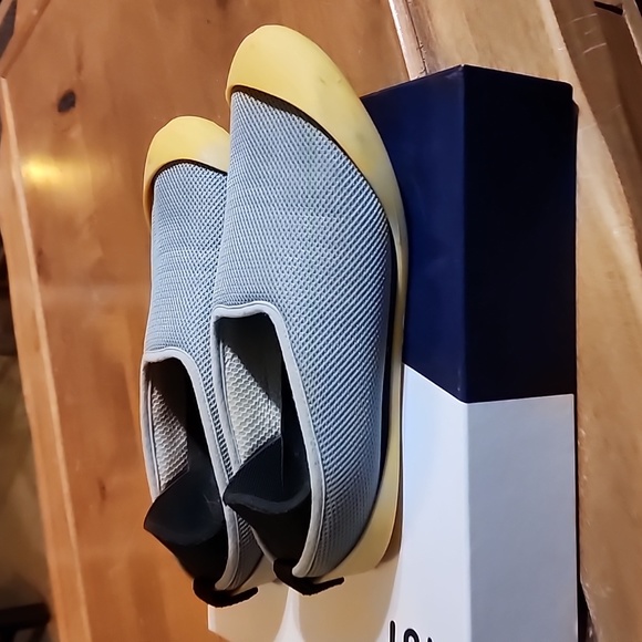 Mahabis summer slippers gray with yellow sz EU 38 us 8 - Picture 4 of 11